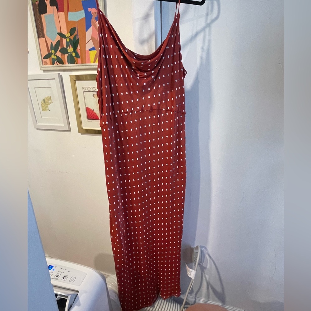 Anthropologie polka dot dress